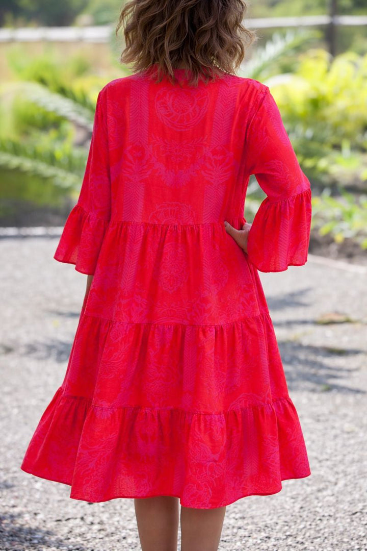 Penelope | Women’s Boho Loose Fit Midi Dress For Summer