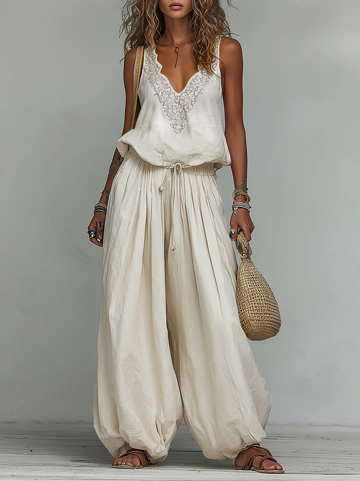 Vivie  - Women Chic Two-Piece Summer Set