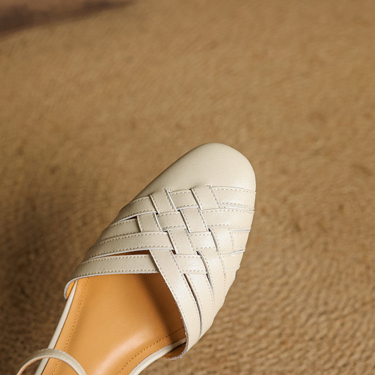 Avora Genuine Leather Heels