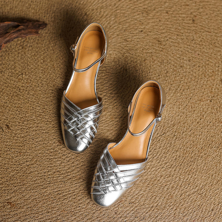 Avora Genuine Leather Heels