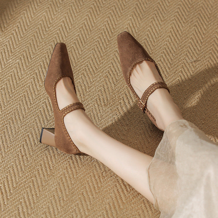 Capri Suede Heels