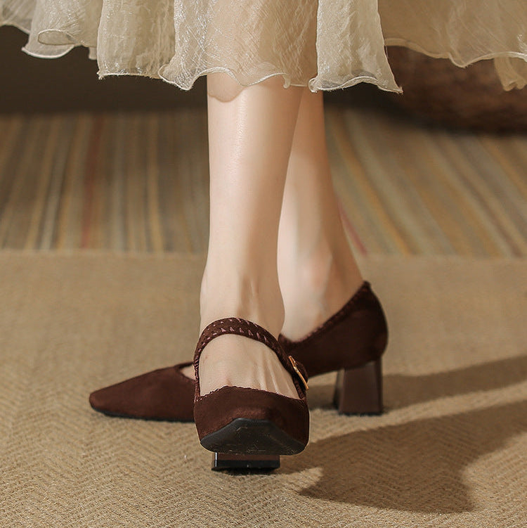 Capri Suede Heels