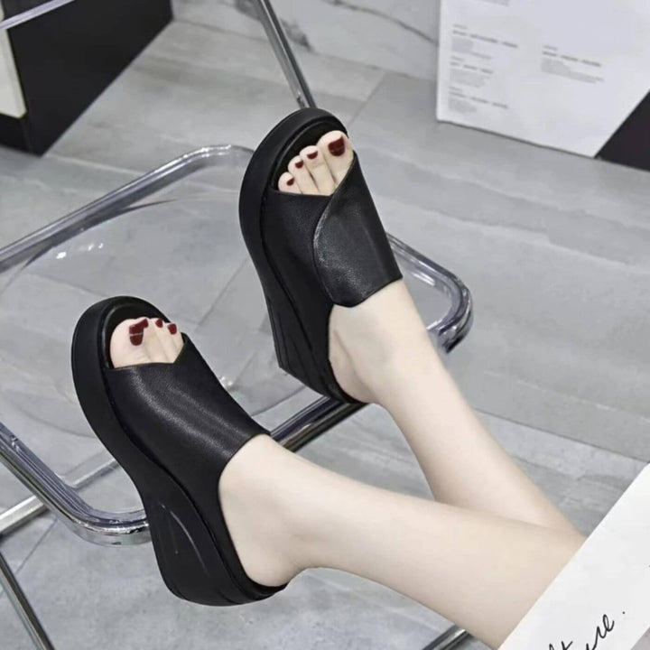 Sky | Elegant Orthopedic Slip-on Wedge Sandals