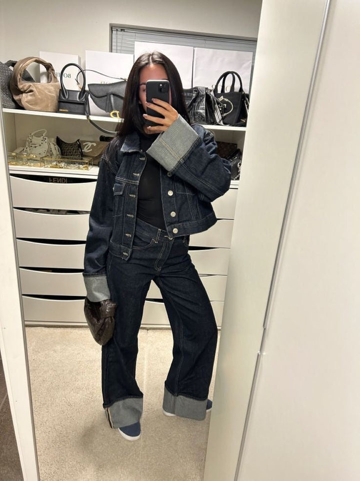 Lauren | Women’s Spring Cropped Jacket Pants Set
