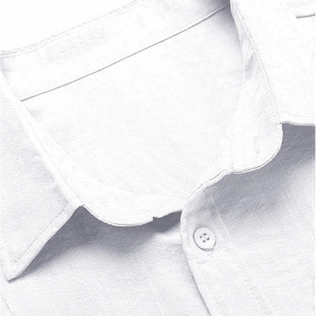 Evando | Men’s Casual Long-Sleeve Button-Down Shirt with Chest Pocket
