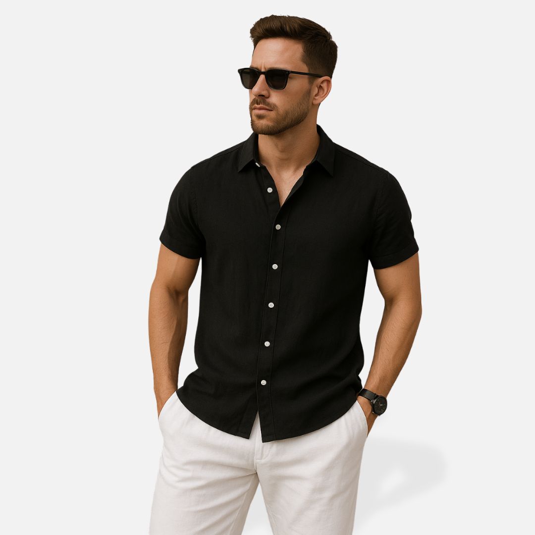 Peter - Men's Premium Linen Shirt & Pants Summer Set