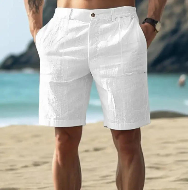 Alpha | Men's Premium Relaxed Linen Summer Shorts