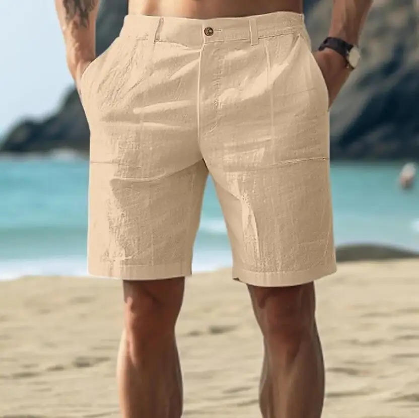 Alpha | Men's Premium Relaxed Linen Summer Shorts