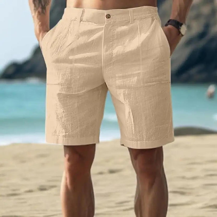 Alpha | Men's Premium Relaxed Linen Summer Shorts