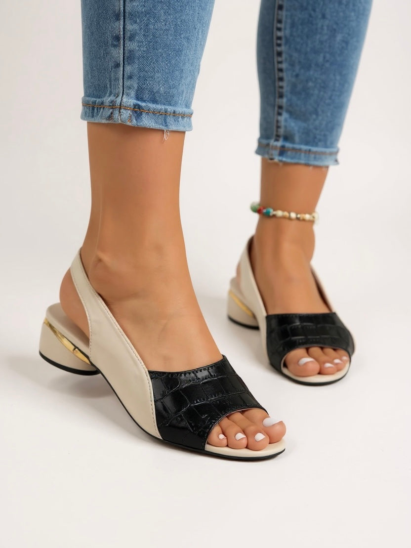 Sunny - Women's Slingback Dressy Heel Sandals