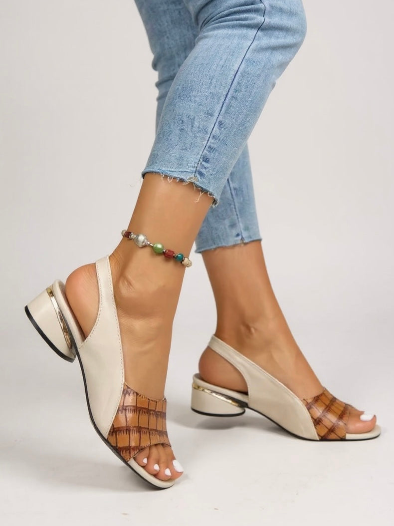 Sunny - Women's Slingback Dressy Heel Sandals