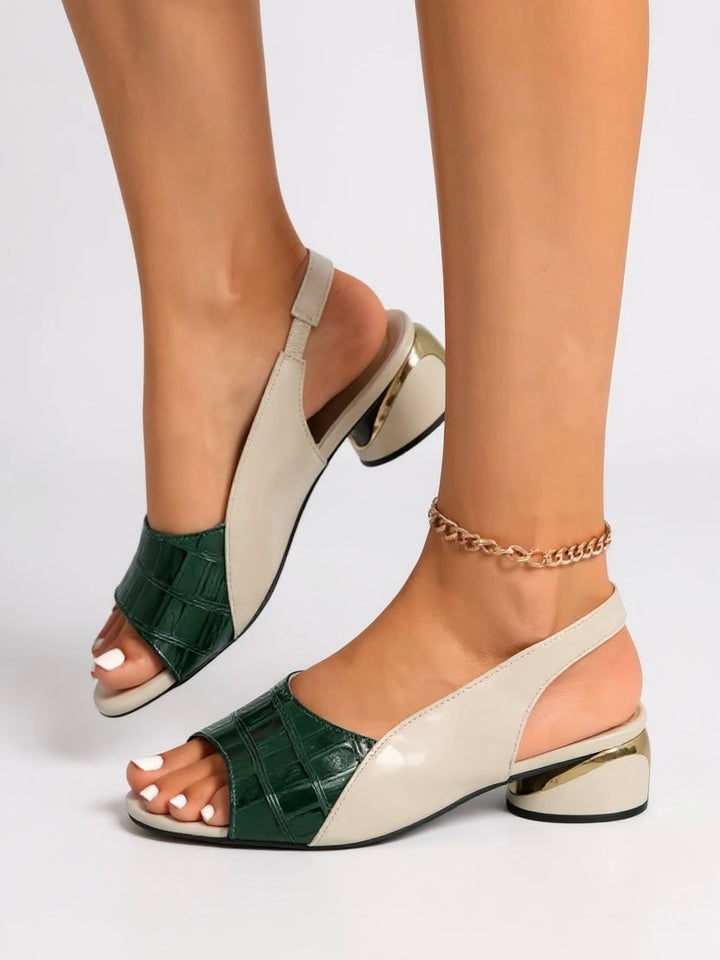 Sunny - Women's Slingback Dressy Heel Sandals
