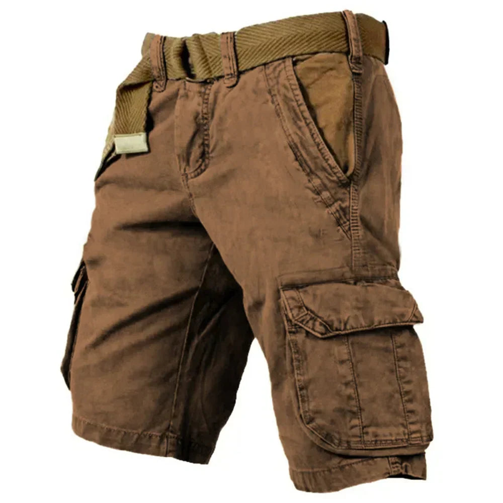 Roland | Men’s Cotton Cargo Shorts with Multiple Pockets