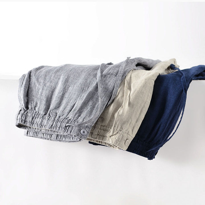 Lorenzo Vitali Lusso Linen Shorts