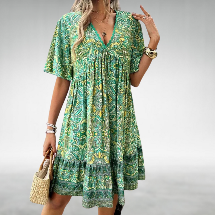 Dahlia | Women's Cocktail Draped Chic Summer Dress