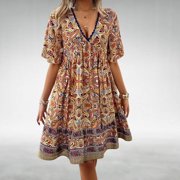 Dahlia | Women's Cocktail Draped Chic Summer Dress