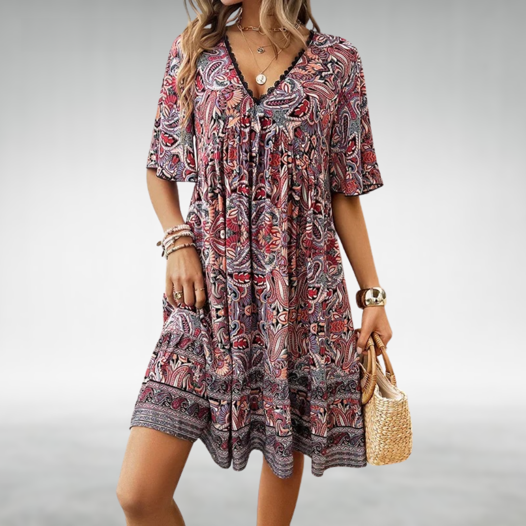 Dahlia | Women's Cocktail Draped Chic Summer Dress