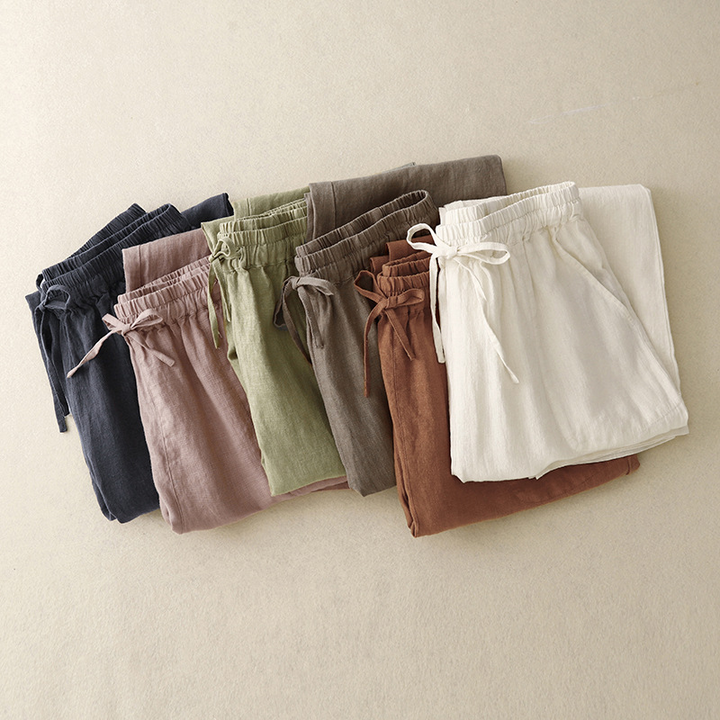 Avalon Summer Loose Fit Linen Pants
