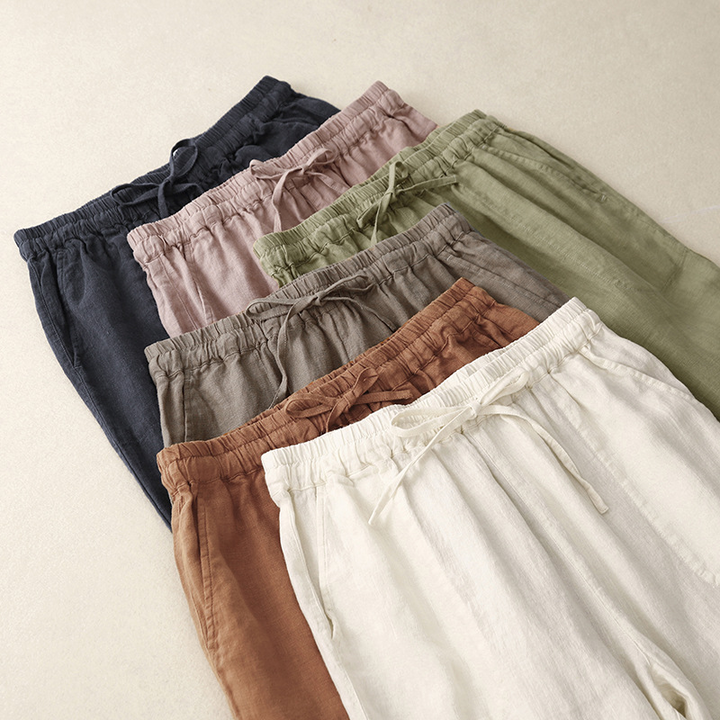 Avalon Summer Loose Fit Linen Pants