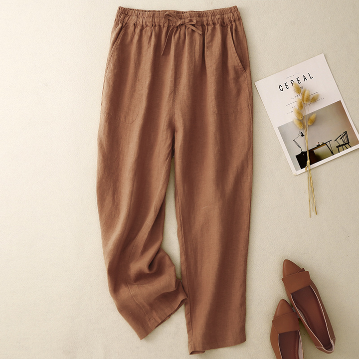 Avalon Summer Loose Fit Linen Pants