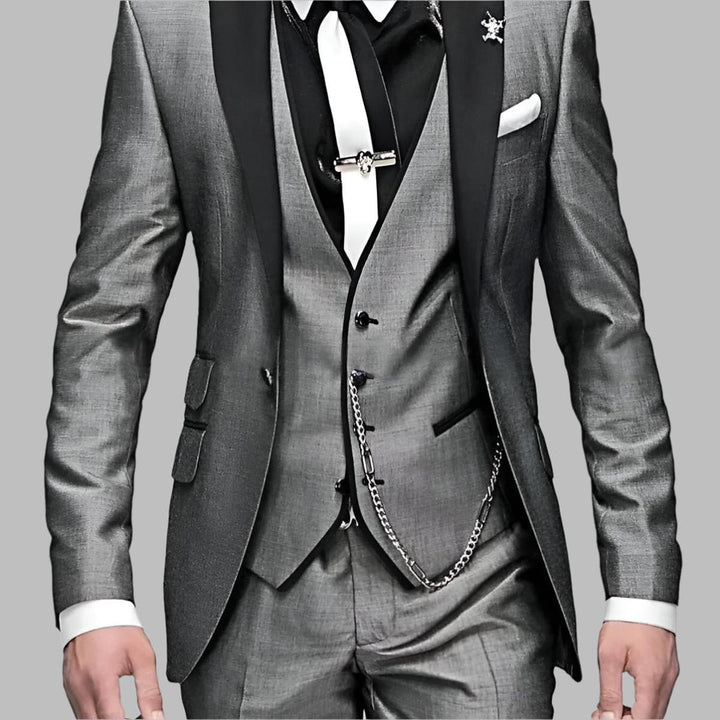 Donald | Men Luxury Three Piece Wedding Suit Set