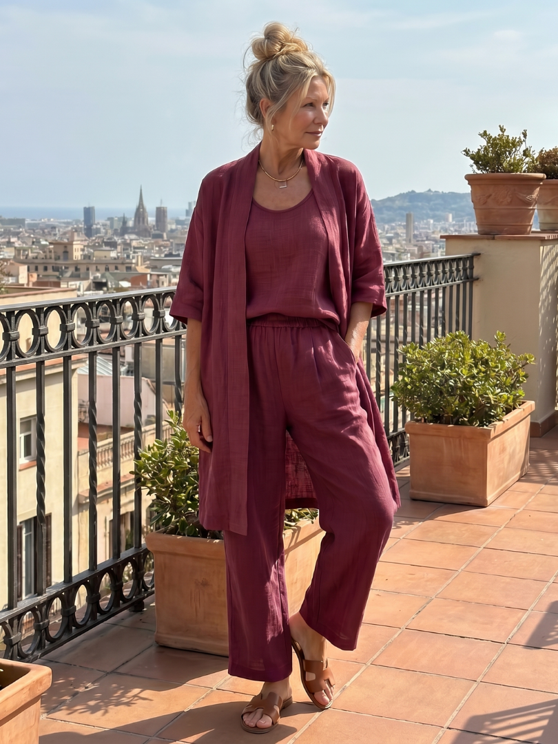 Eslie  - Women's Relaxed Casual Matching Set