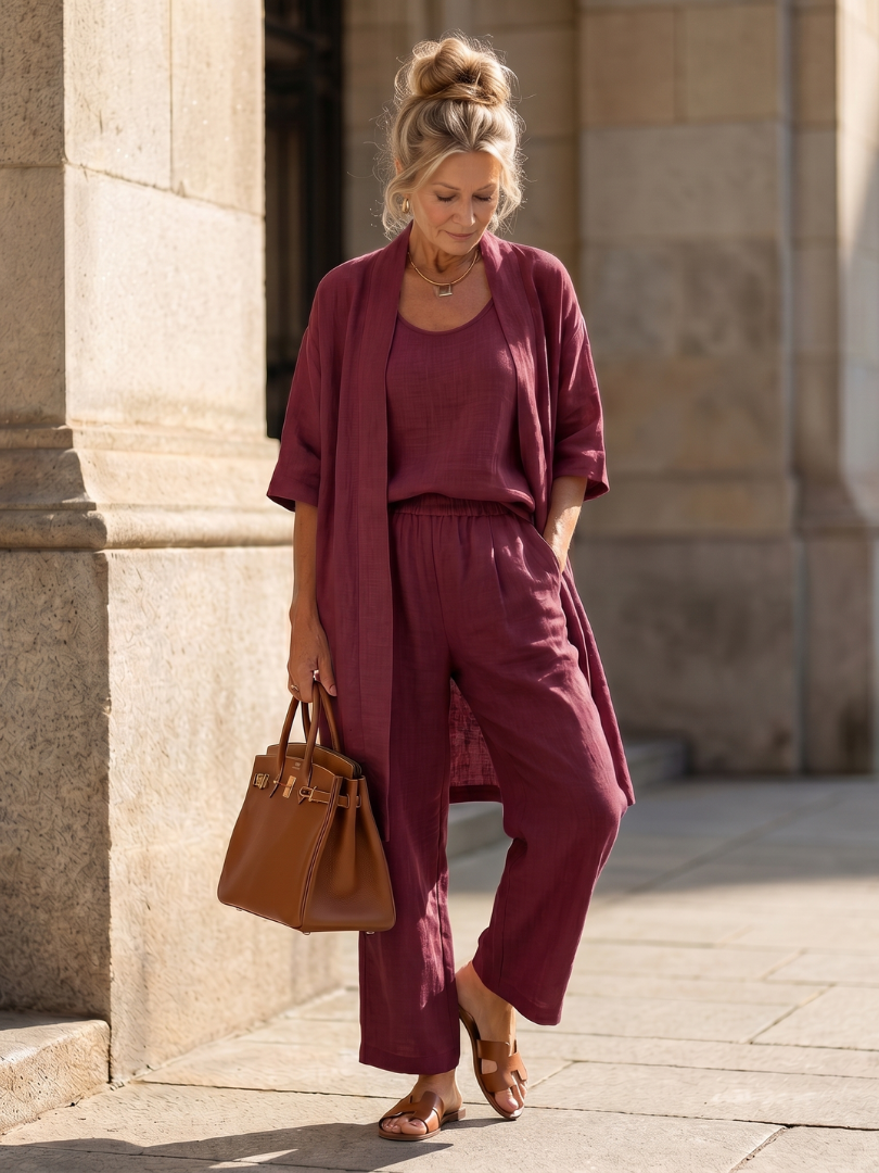 Eslie  - Women's Relaxed Casual Matching Set