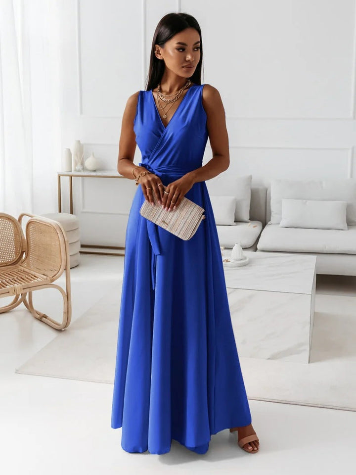 Hailey | Women Elegant Wedding Guest Wrap Maxi Dress