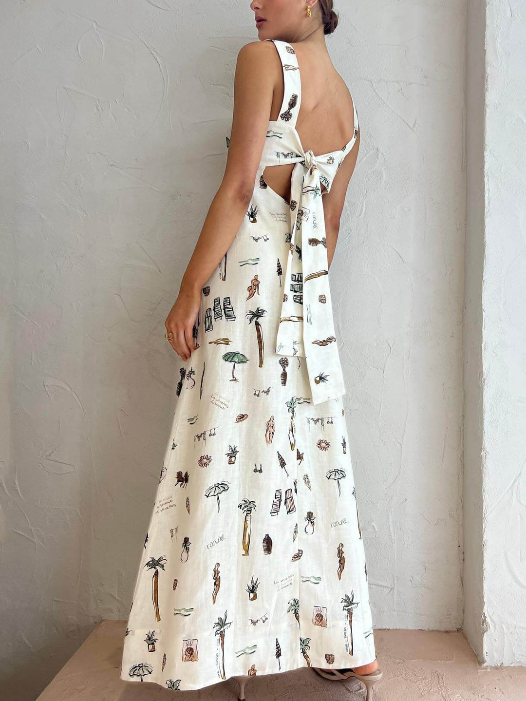 Grace | Casual Square-Neck Maxi Dress