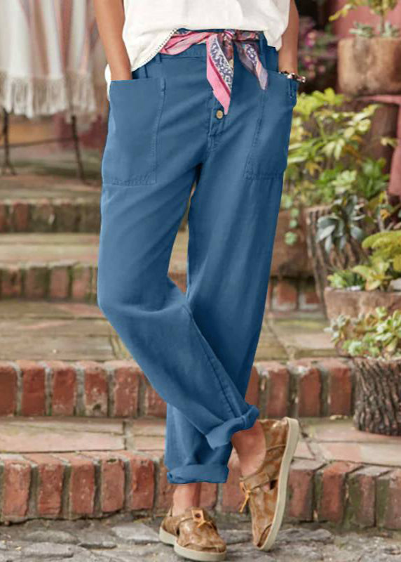 Women’s Trousers | Button Front Tapered