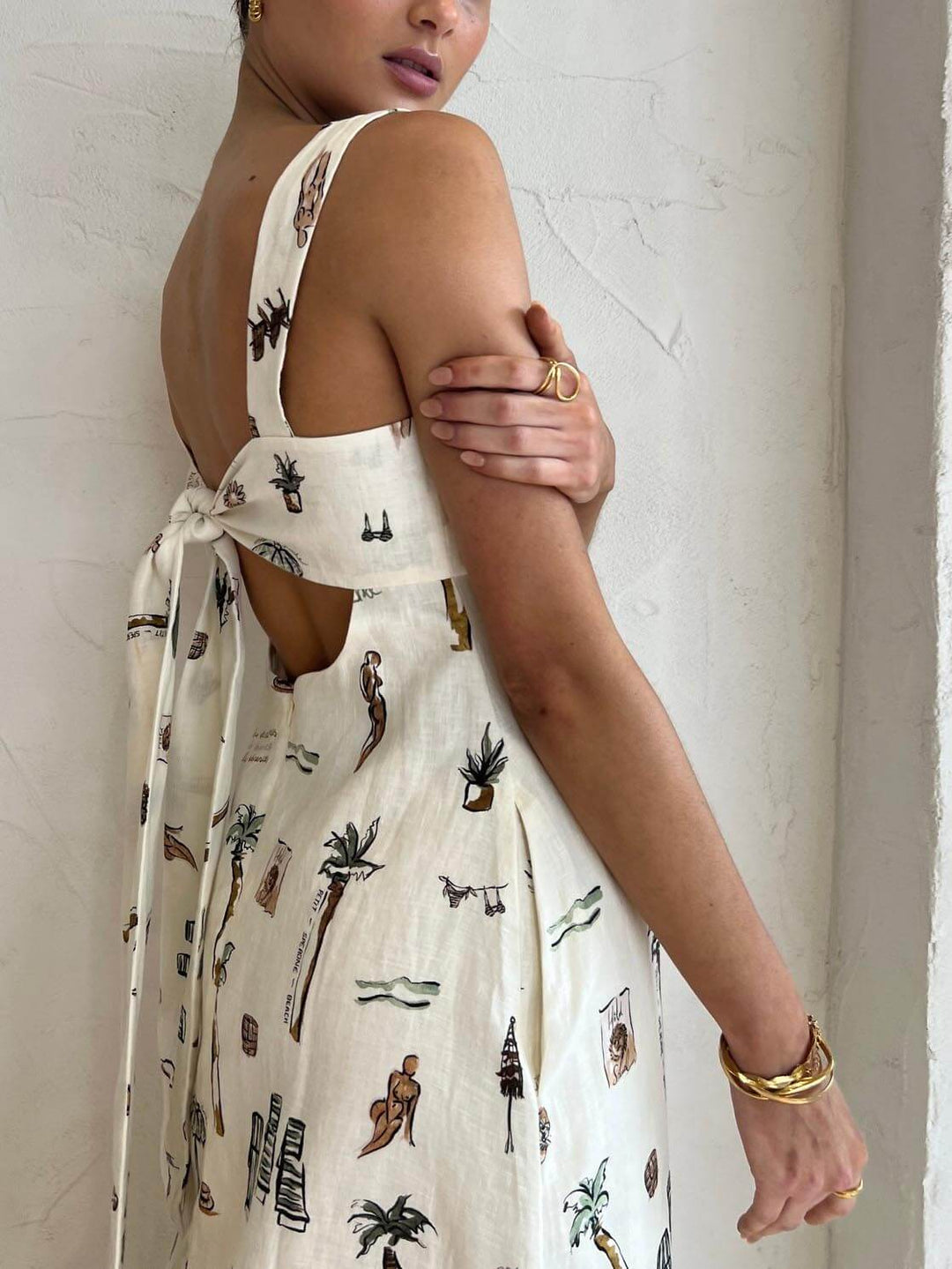 Grace | Casual Square-Neck Maxi Dress