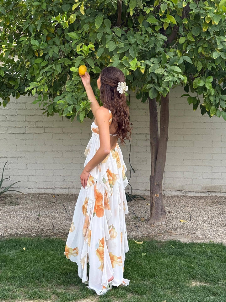 Vicky - Halter Open Back Maxi Dress
