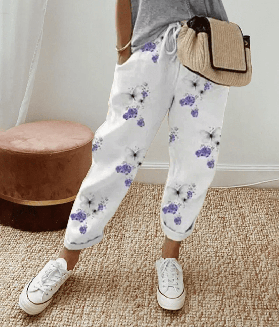 Women's Trousers | Straight shape and Cropped Length
