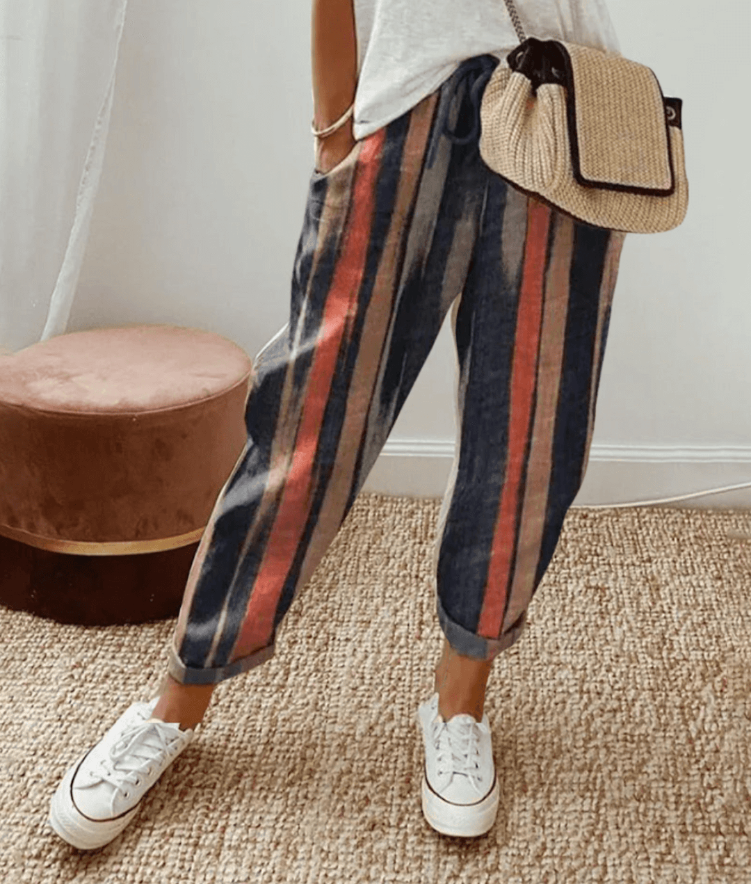 Women's Trousers | Straight shape and Cropped Length