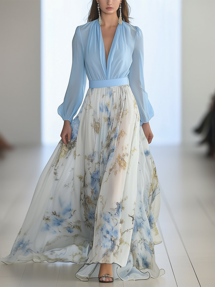Novie - Women Boho Chic Floral Maxi Dress