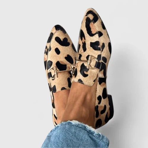 Kamila | Orthopedic Animal Print Loafers