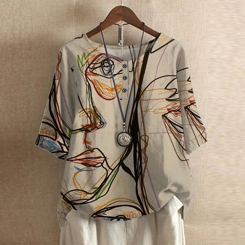 Amanda | Women Boho-Inspired Summer Blouse
