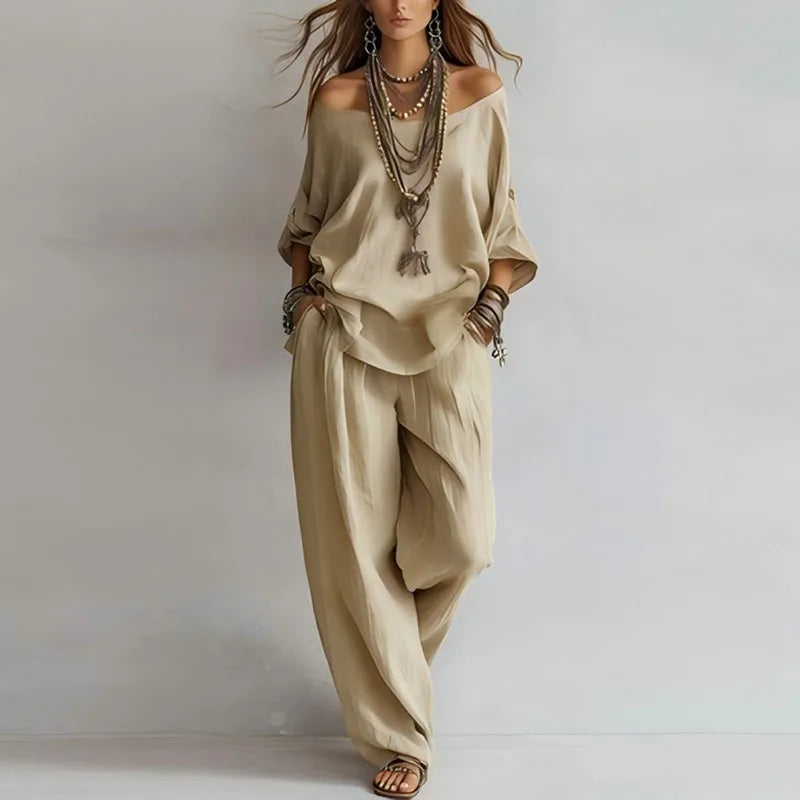 Paulina - Women Off Shoulder Co-ord Set