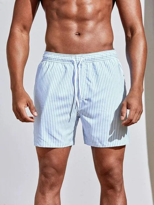 Gene | Men’s Striped Swim Shorts for Comfort and Style