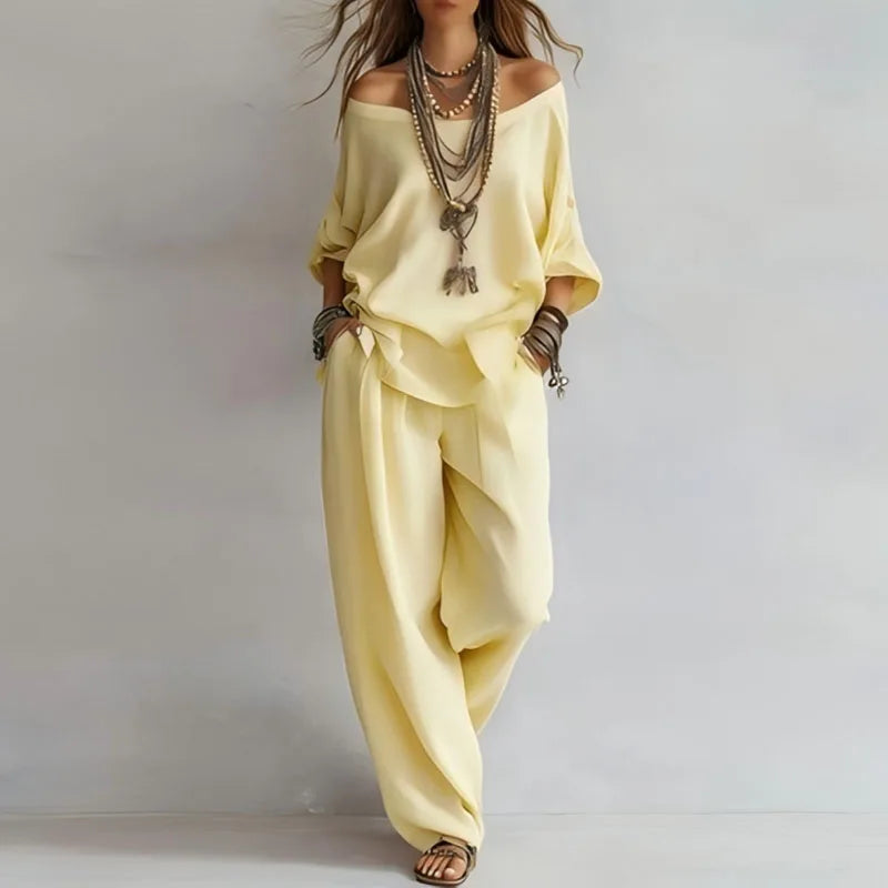 Paulina - Women Off Shoulder Co-ord Set