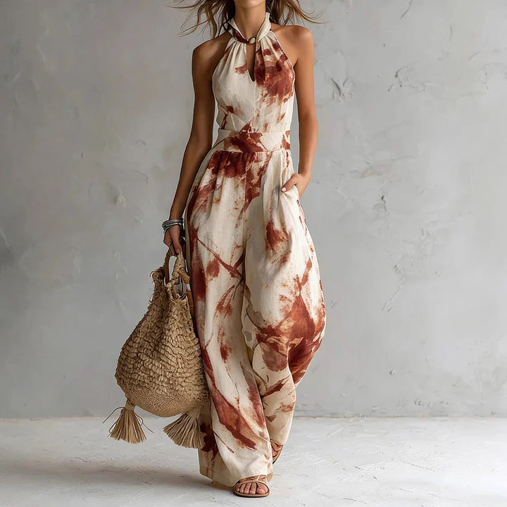 Aria Flowy Halter Maxi Dress