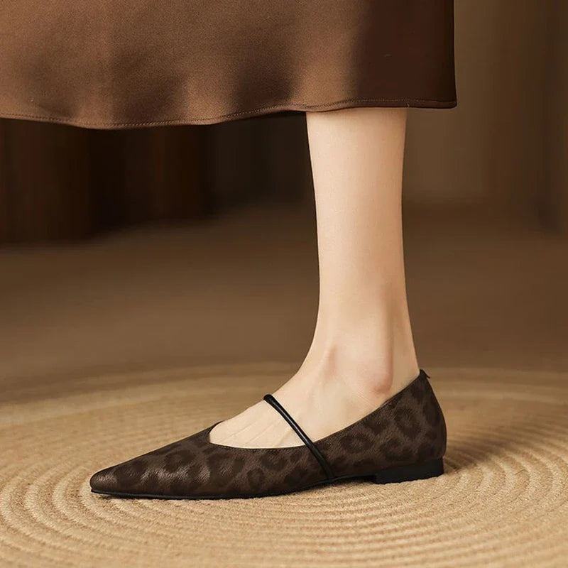 Calista Leather Flats