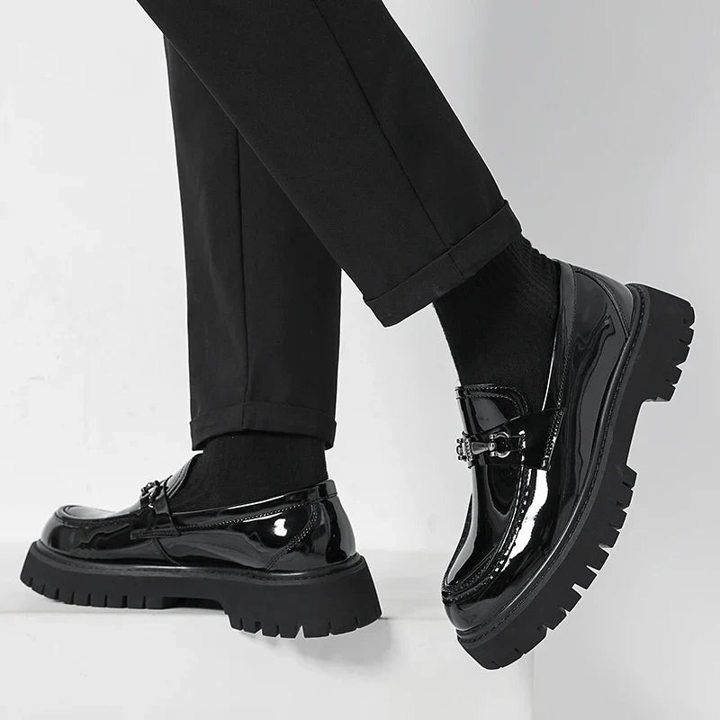 Elegant Marino Leather Dress Loafers