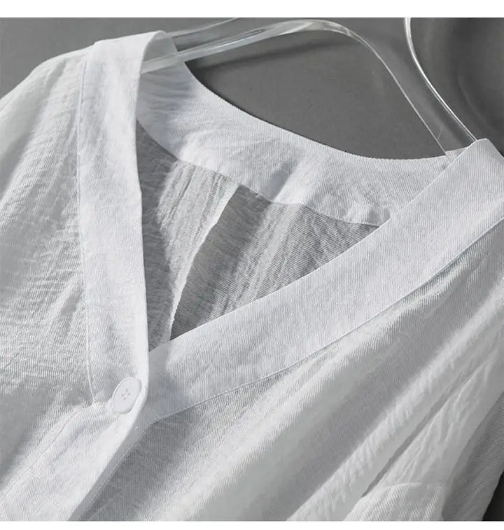 Eliana - Elegant Summer Linen Blouse