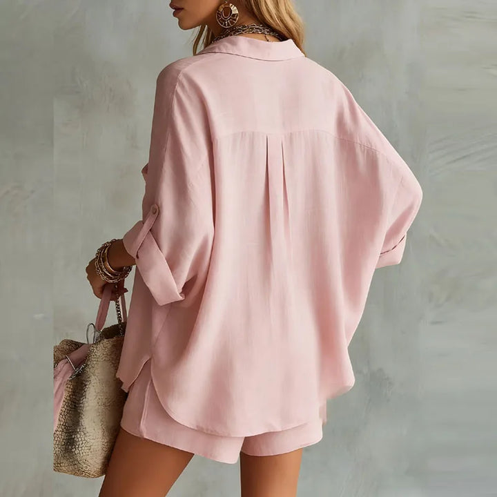 Jane - Women Boho Elegant Linen Summer Set