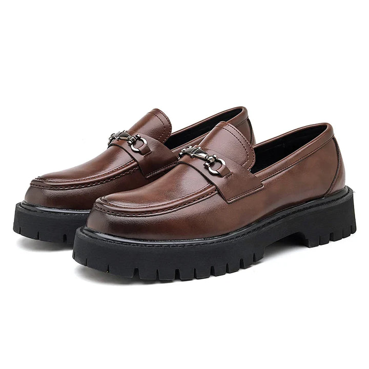 Elegant Marino Leather Dress Loafers