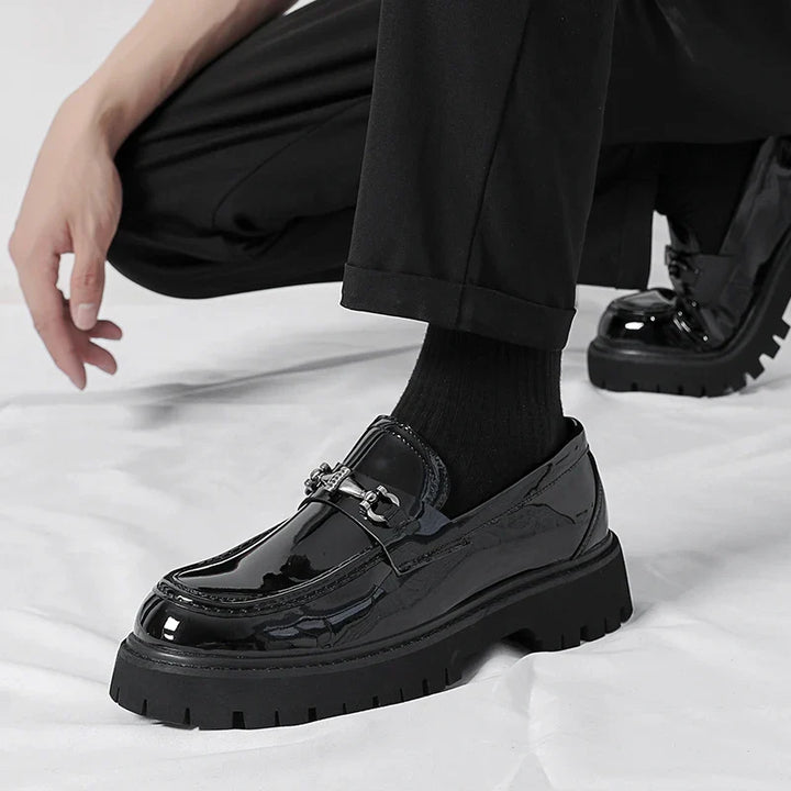 Elegant Marino Leather Dress Loafers