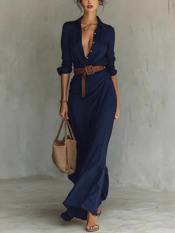 Perla - Boho Chic Wrap Maxi Dress