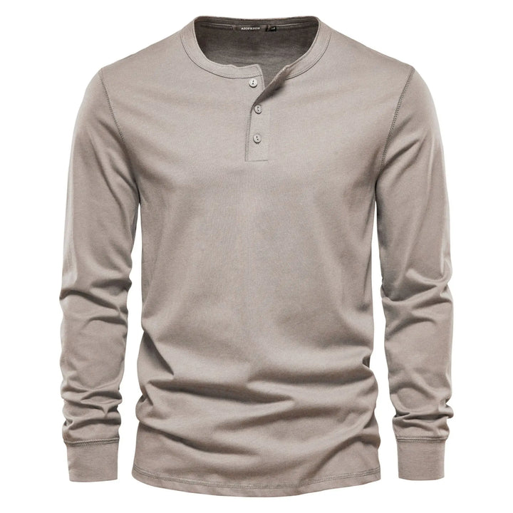 Christopher | Stylish Men’s Long-Sleeve Henley Shirt