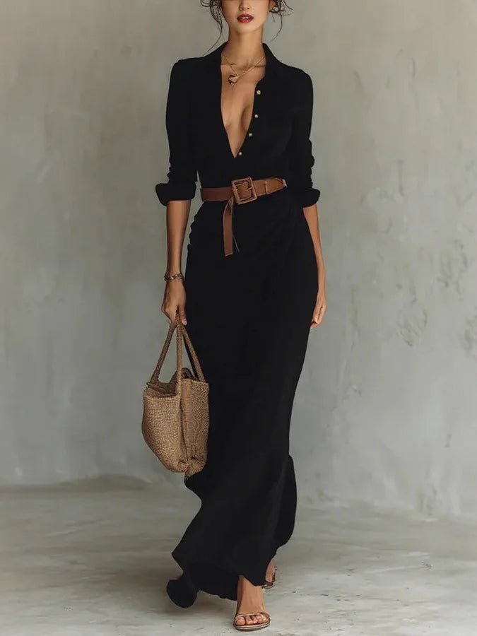 Perla - Boho Chic Wrap Maxi Dress
